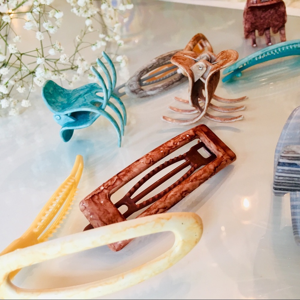 NWoT 💁‍♀️ Pastel Hair Barrettes + Claws Set of 12